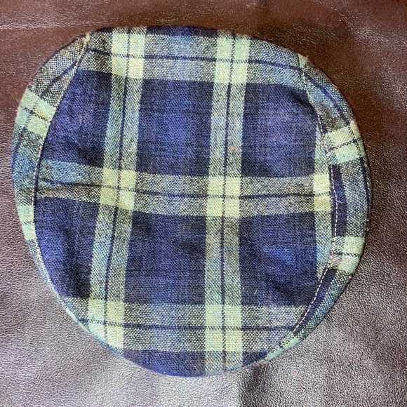 Stetson green plaid wool vintage cap - Picture 1 of 9